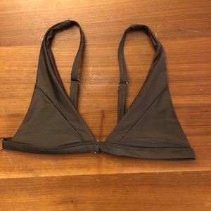 Olive Green Blackbough Bikini Top